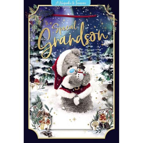 3D Holographic Special Grandson Me to You Bear Christmas Card £3.39
